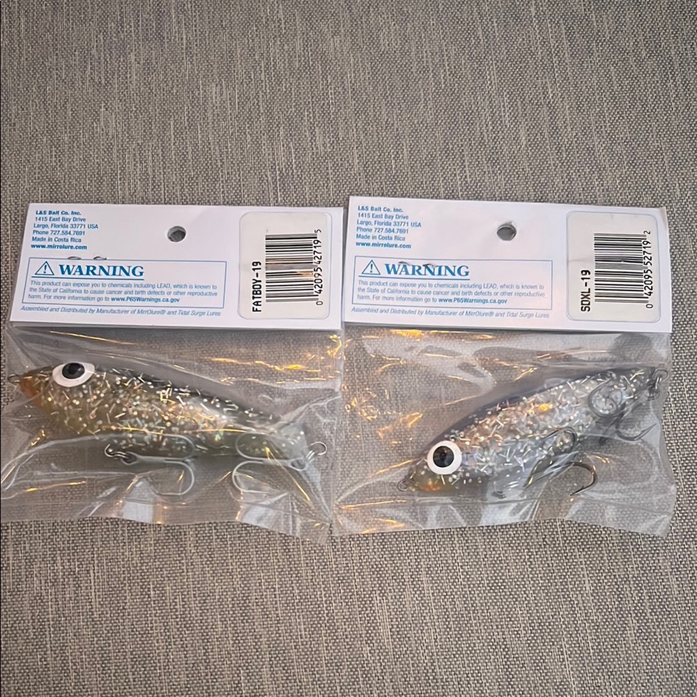 Paul Brown's Soft-Dine XL and Fat Boy Fishing Lures - Picture 2 of 2